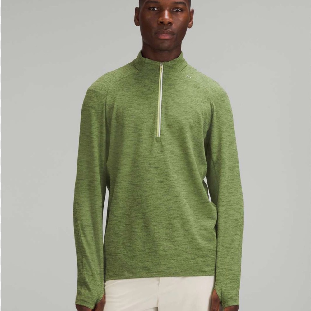 Lululemon Surge warm half zip sweater Men’s size L